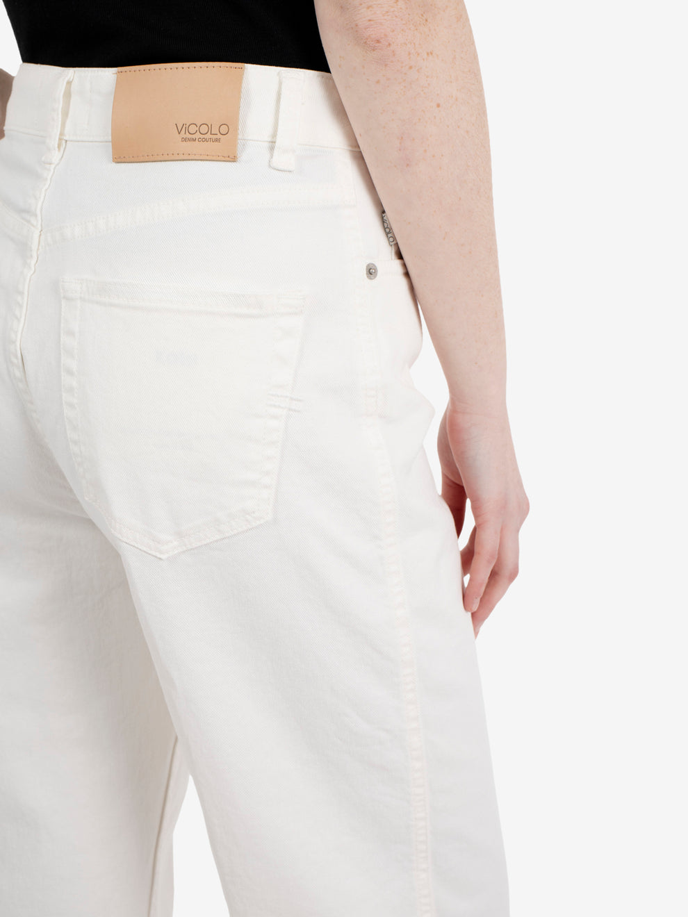 Jeans Kate straight fit bianco
