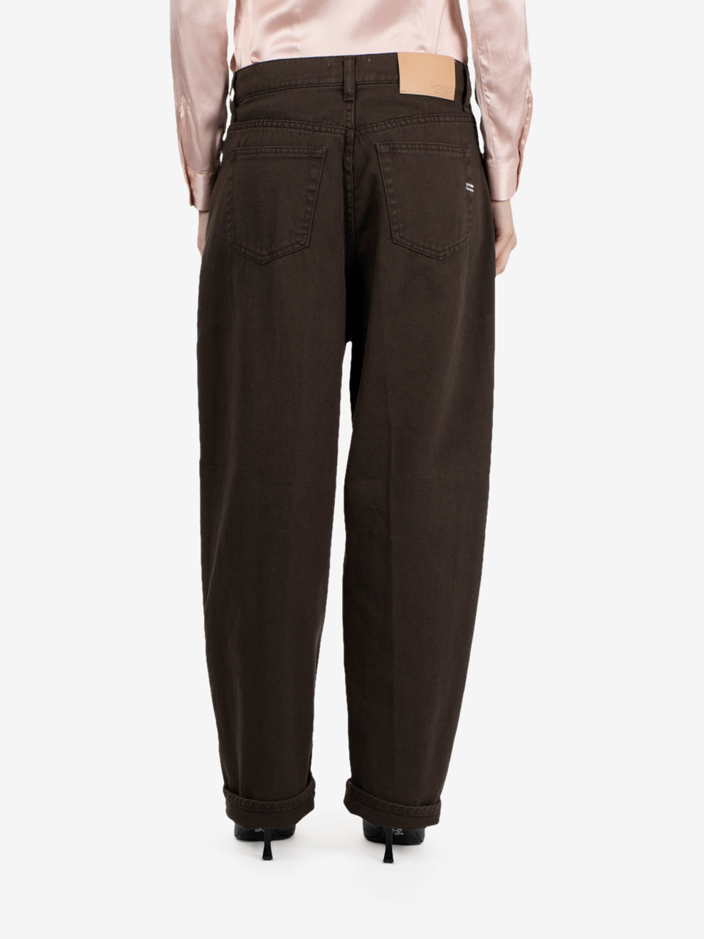 Laila dark brown jeans