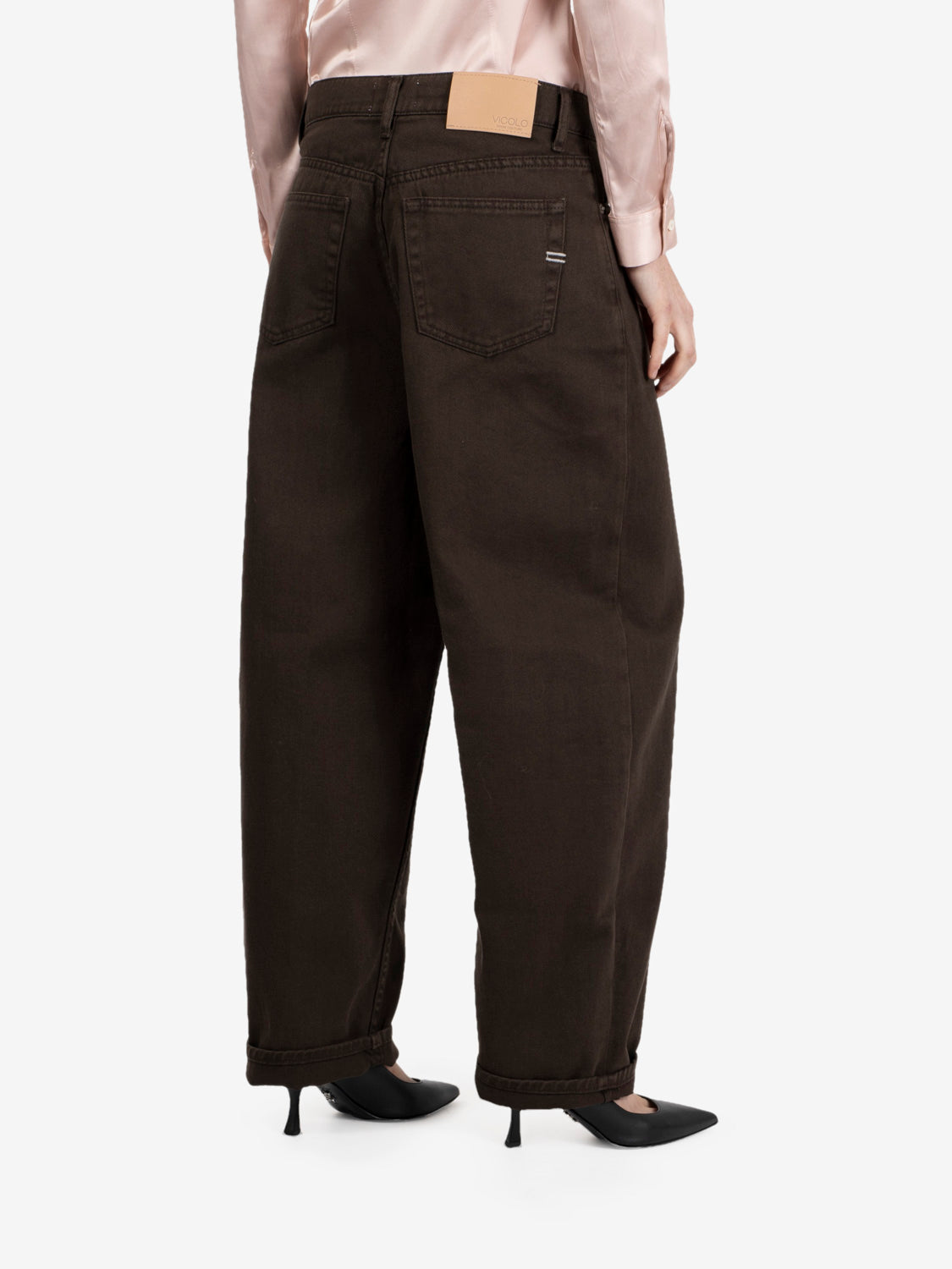 Laila dark brown jeans