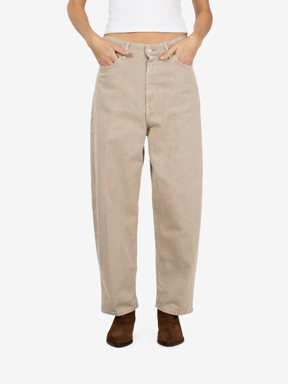 Jeans Laila taupe