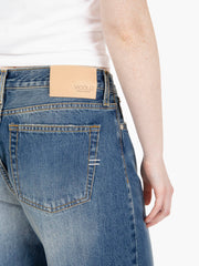 VICOLO - Jeans largo Xenobia vita bassa denim blu