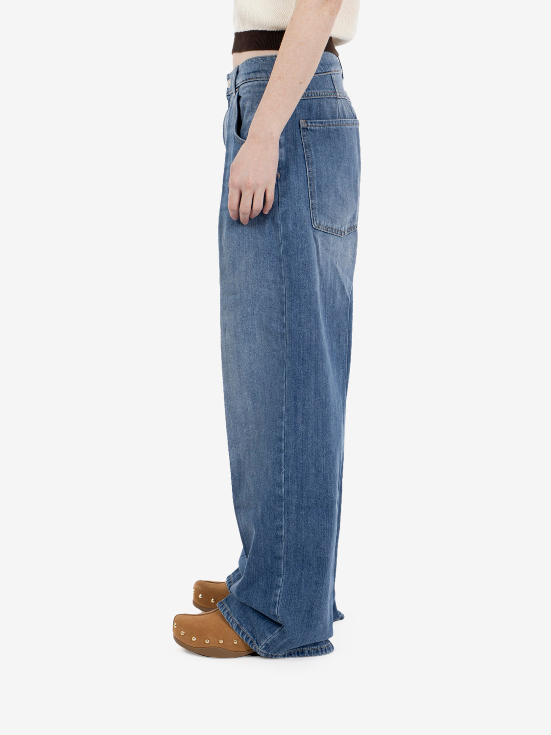 Jeans Mia baggy blu denim