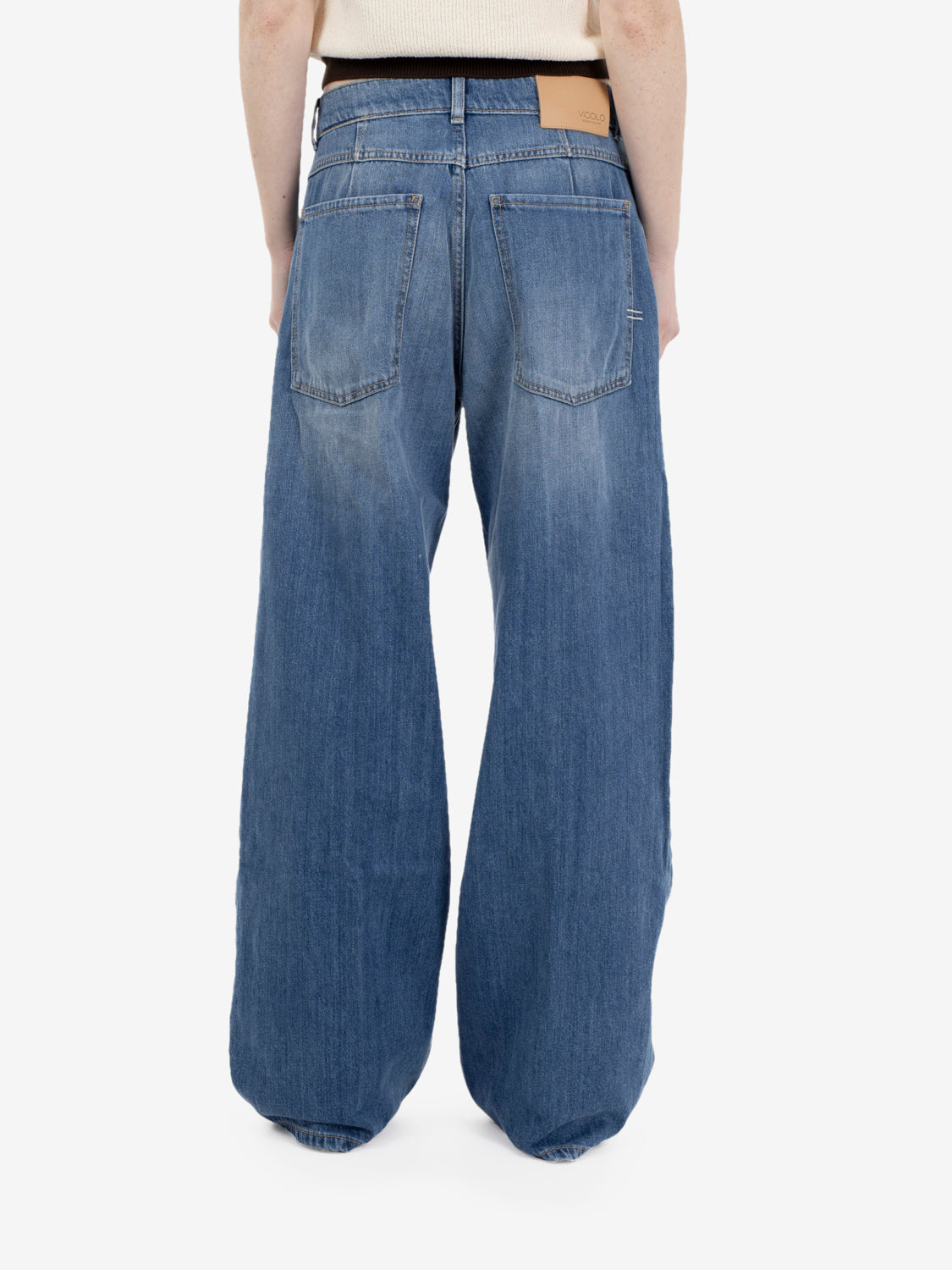 Jeans Mia baggy blu denim
