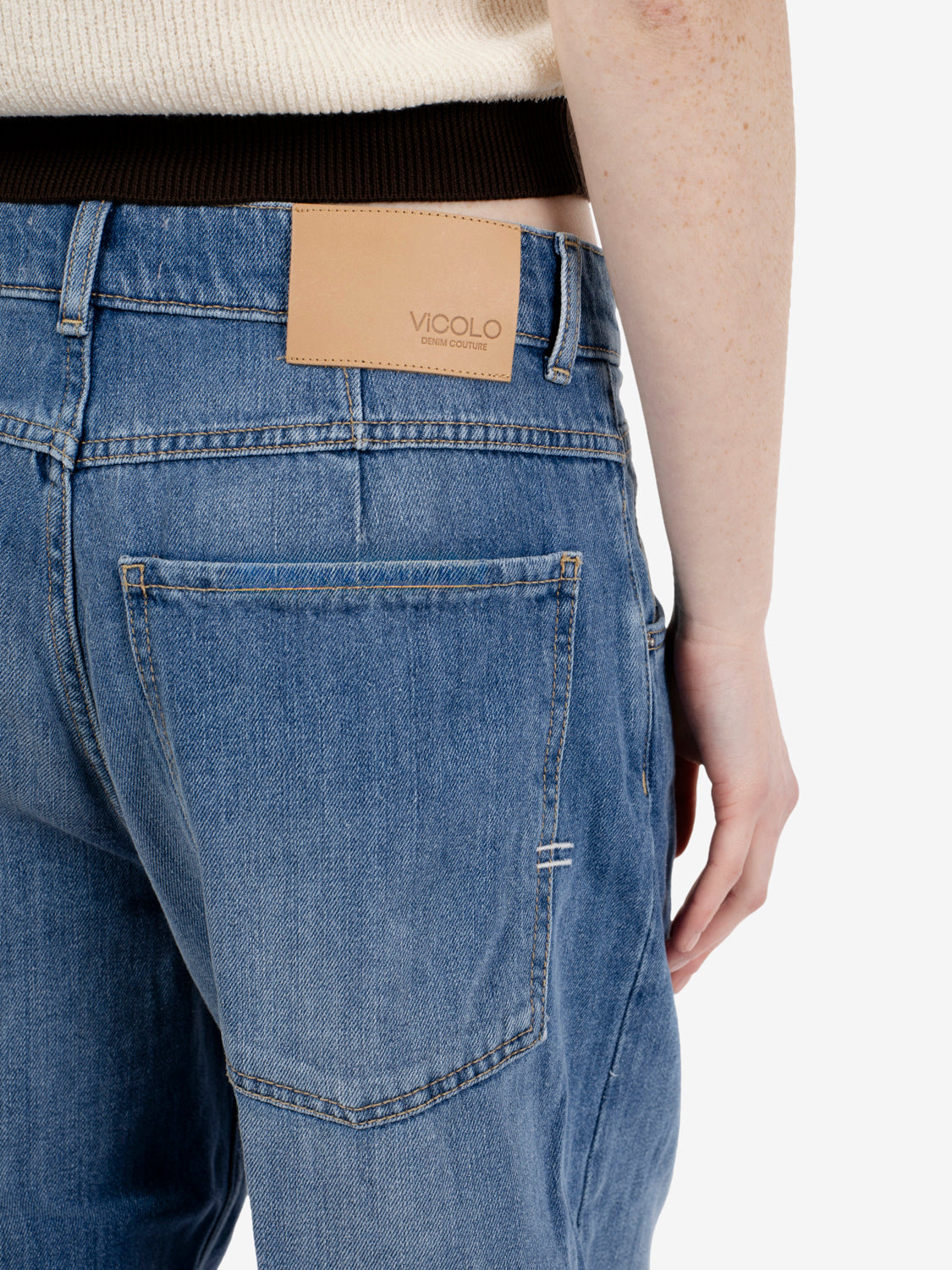 Jeans Mia baggy blu denim