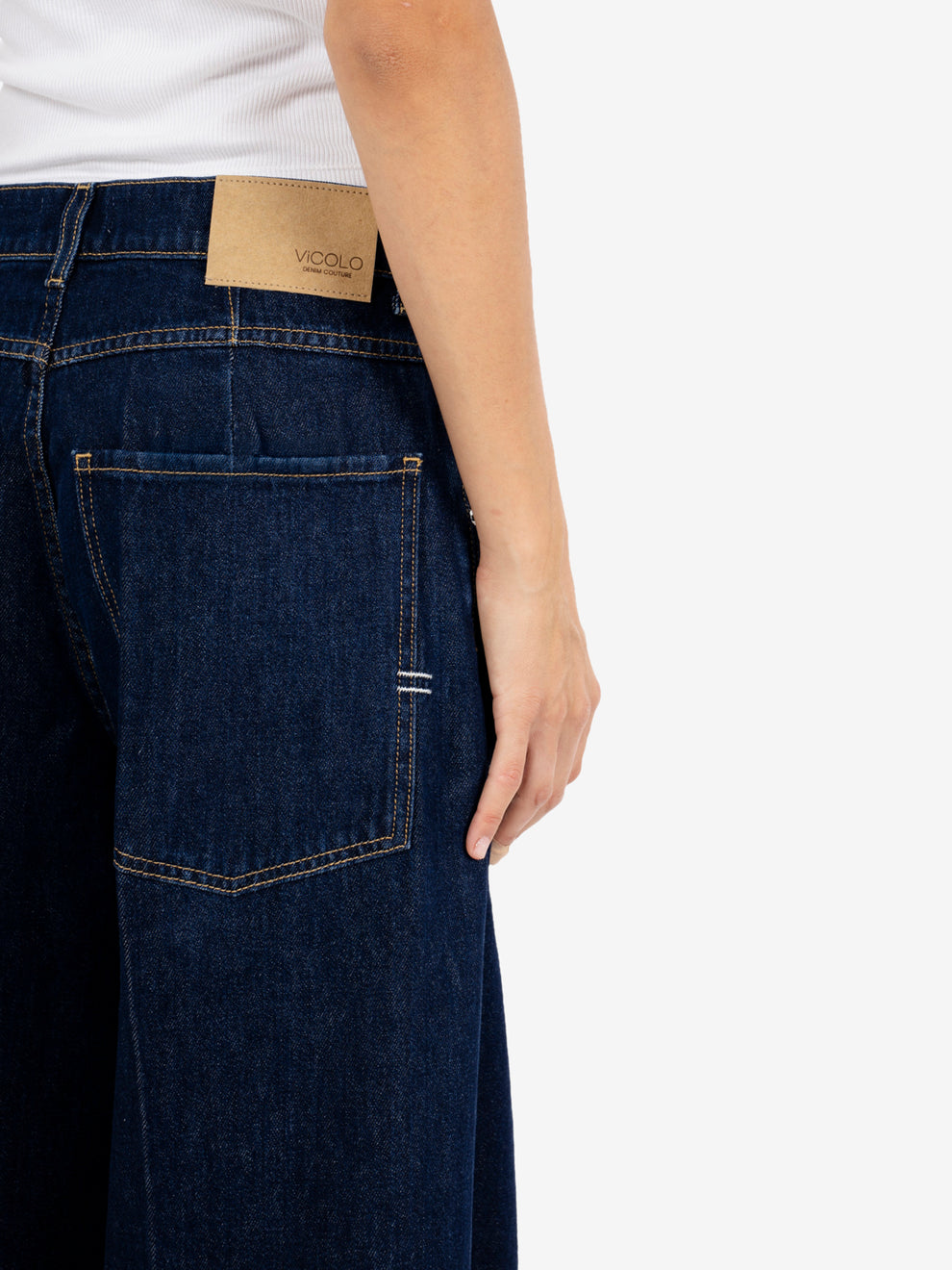 Jeans Mia baggy denim blu