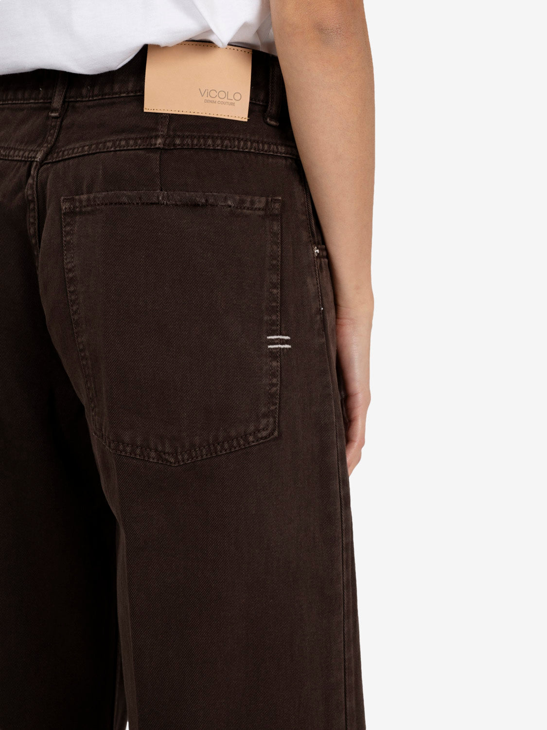 Jeans Mia wide moro