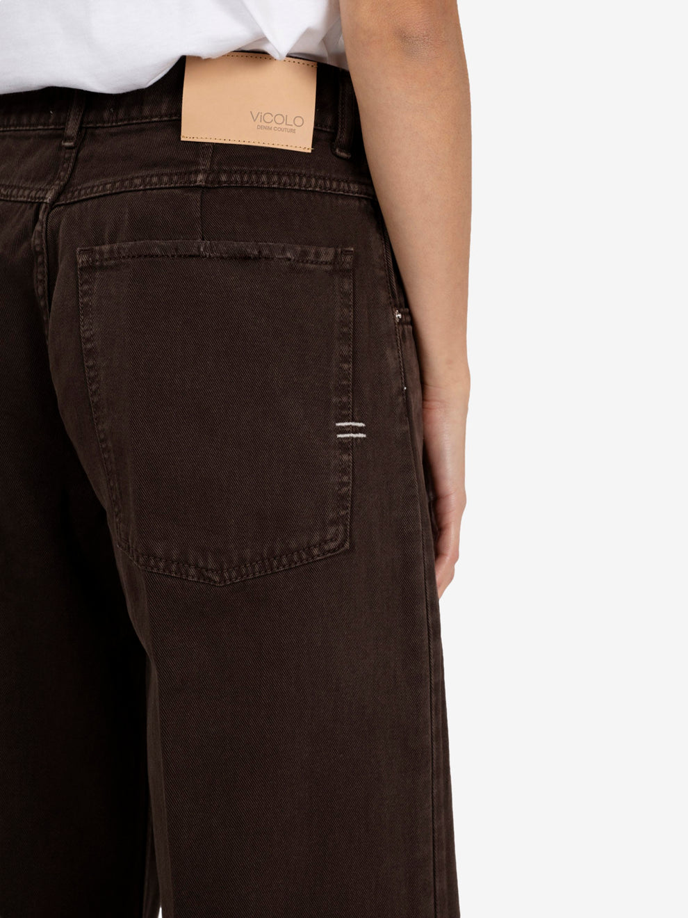 Jeans Mia wide moro