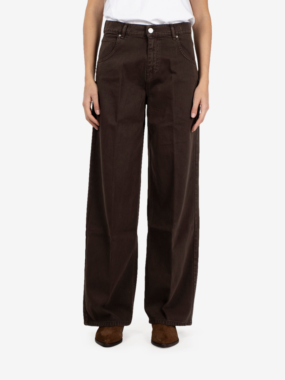 Jeans Mia wide moro