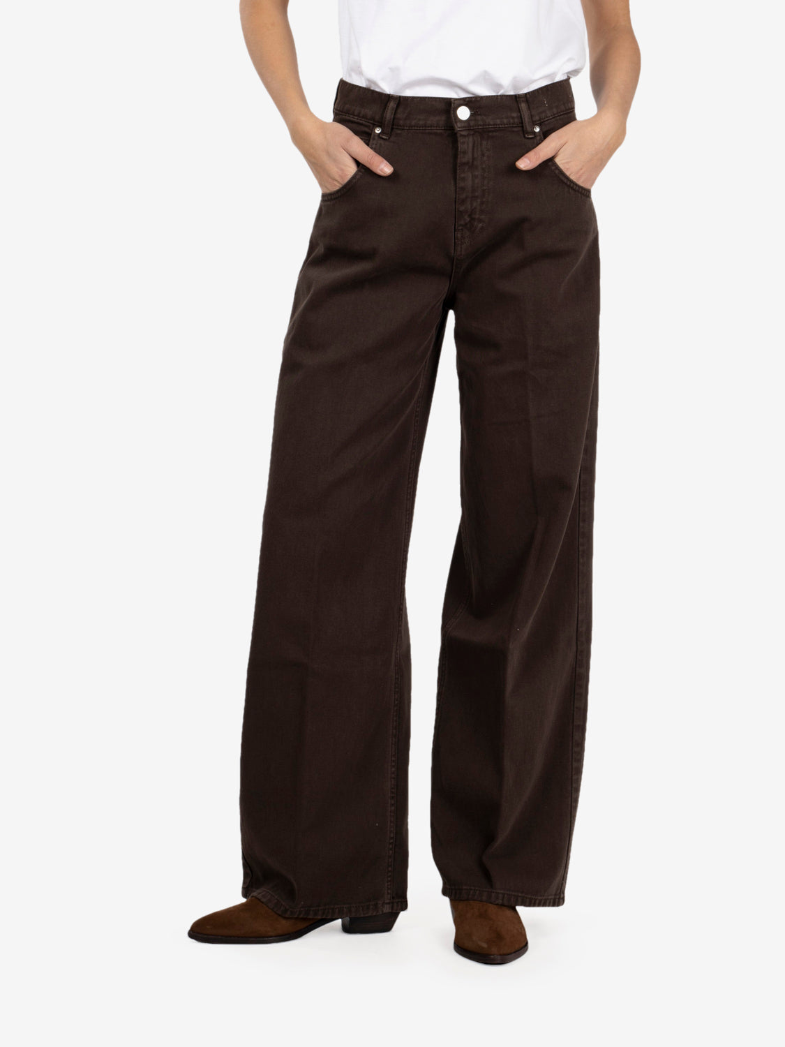 Jeans Mia wide moro