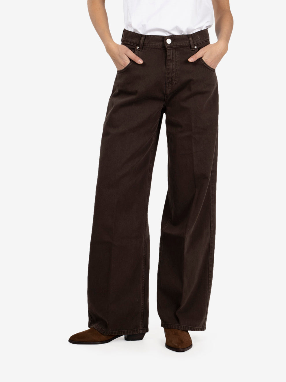 Jeans Mia wide moro