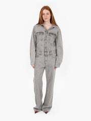 VICOLO - Jumpsuit in denim grigio