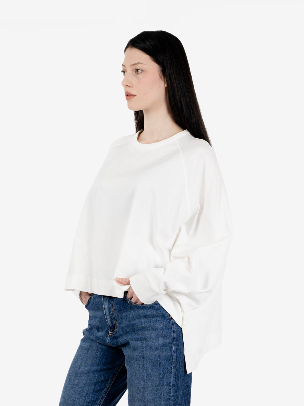 Maglia manica lunga bianca