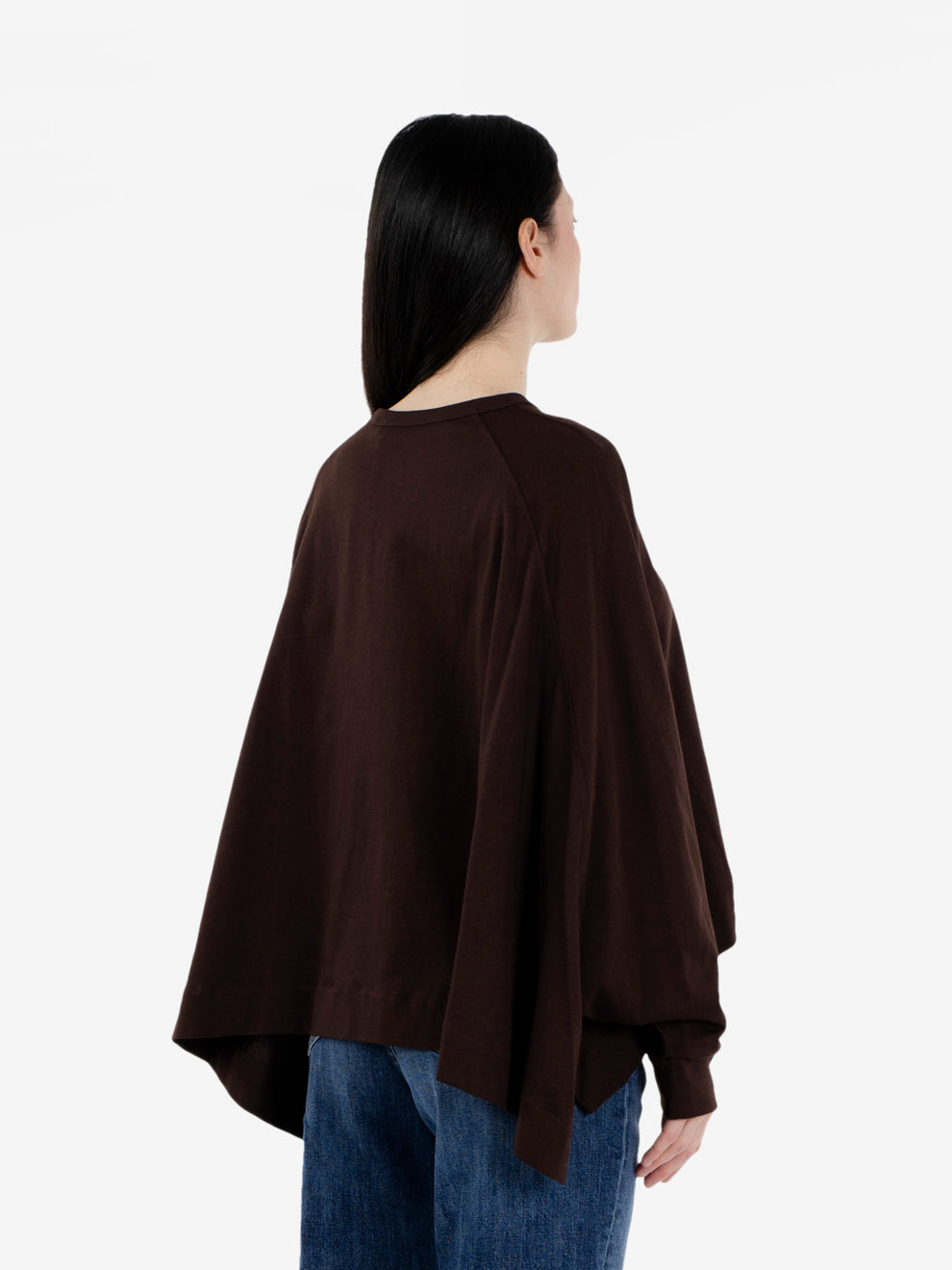 Dark brown long-sleeved jersey