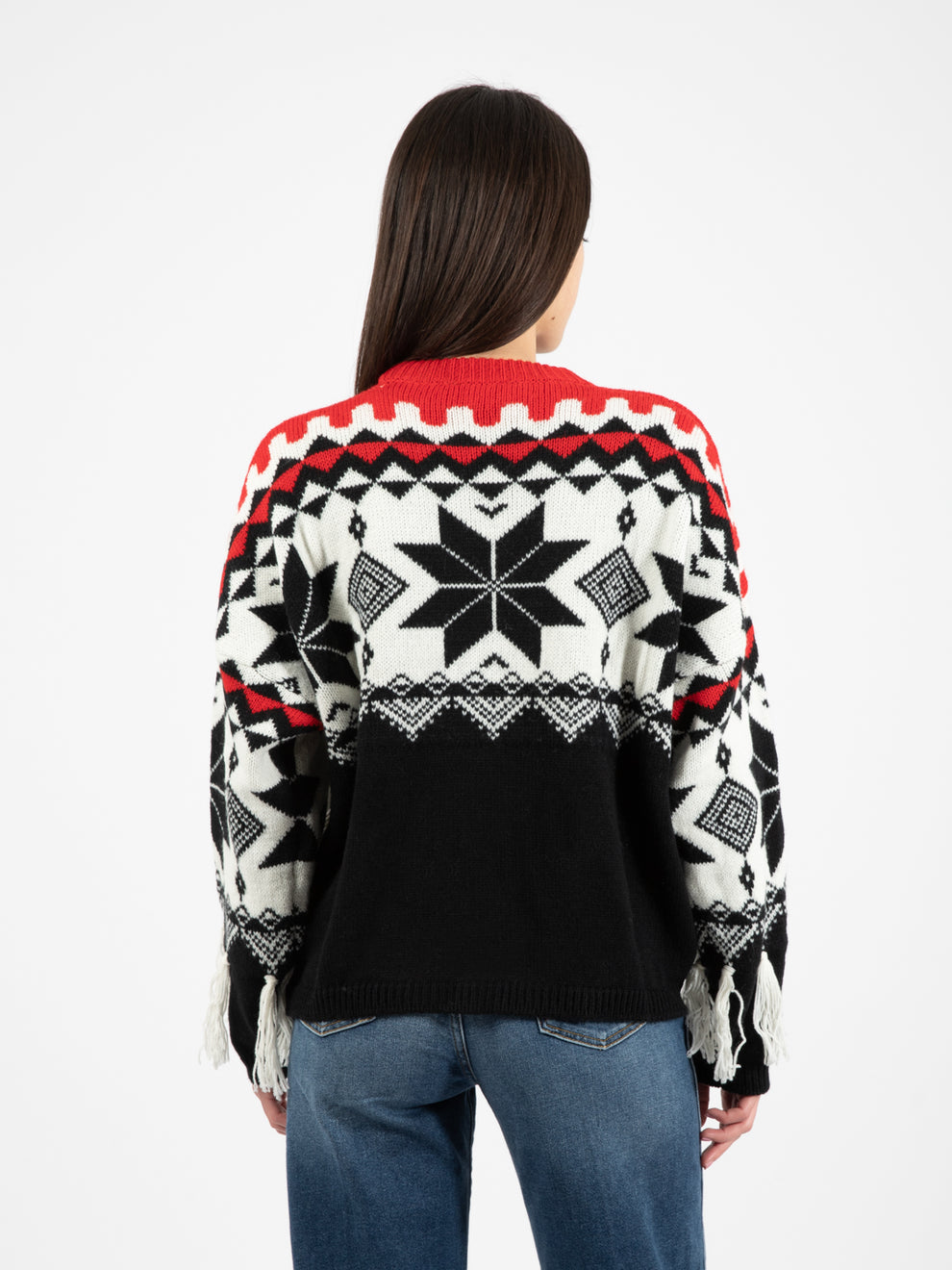 Maglione Christmas nero / multicolor