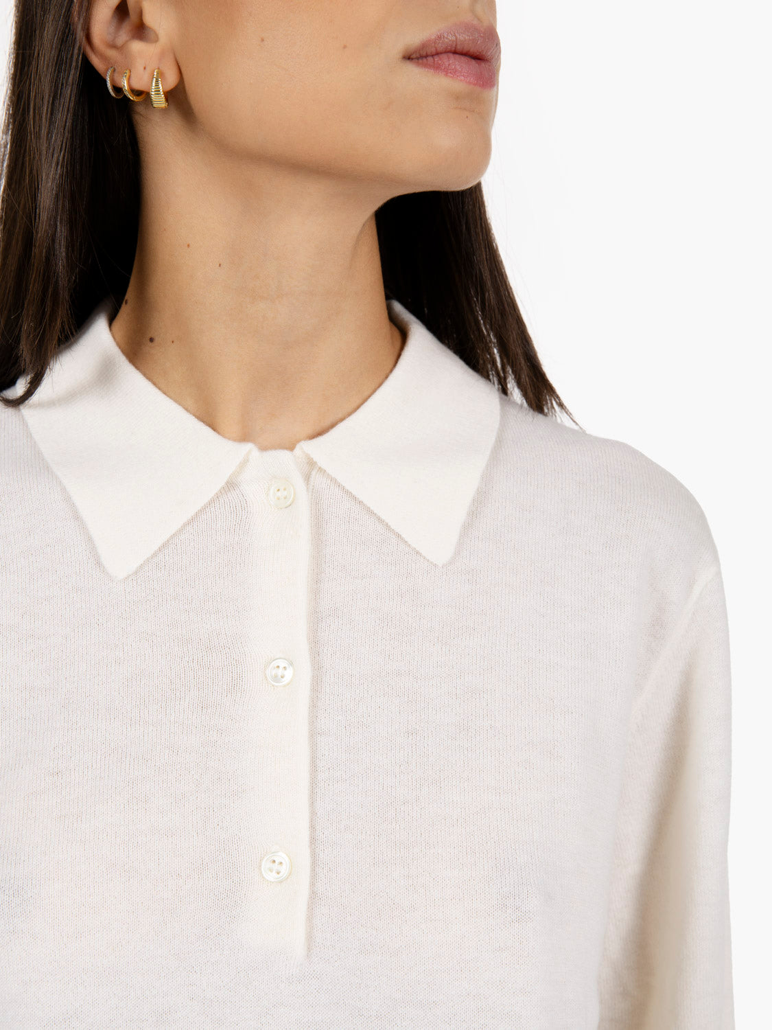 WHITE LONG-SLEEVE POLO SHIRT 22004_WHITE
