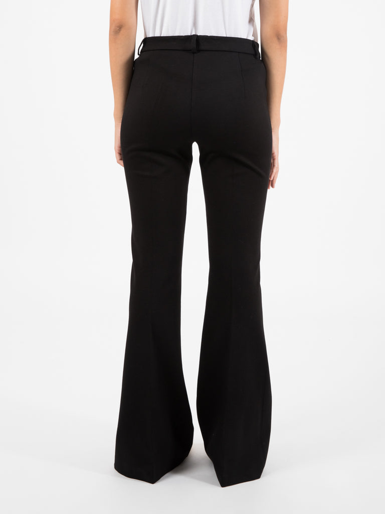 VICOLO - Pantalone elegante flare nero