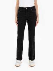 VICOLO - Pantalone in denim Gisele boot cut nero