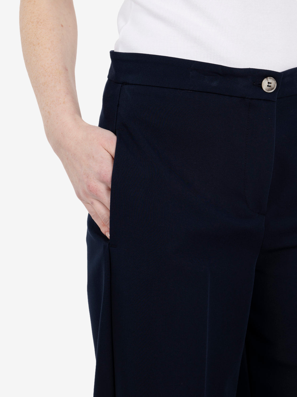 Blue palazzo pants