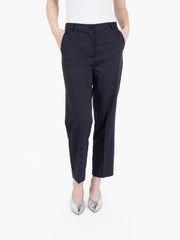 VICOLO - Pantaloni carrot fit blu