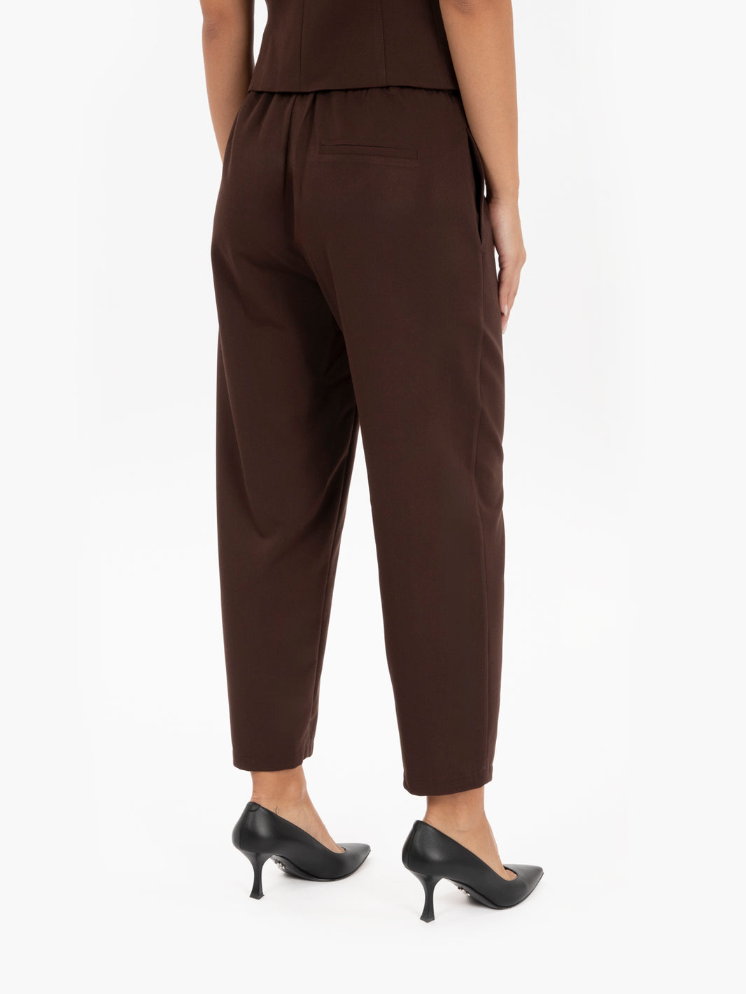 Pantaloni dritti moro
