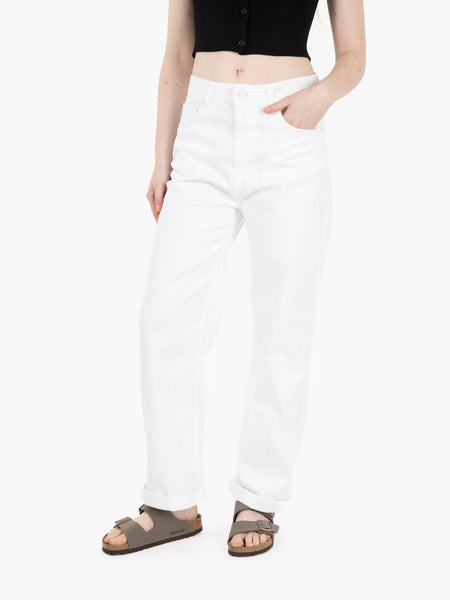 Pantaloni in denim Kate bianco