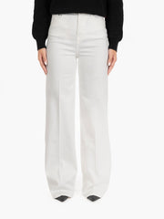 VICOLO - Pantaloni Lexie wide leg bianco