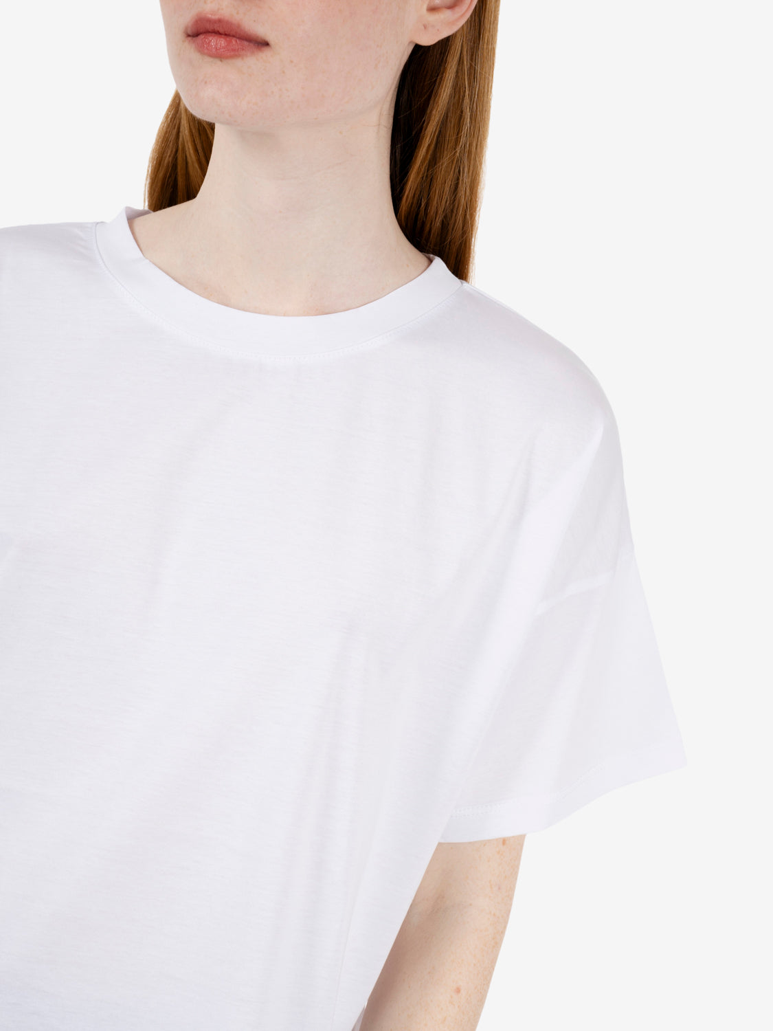 T-shirt box fit bianco