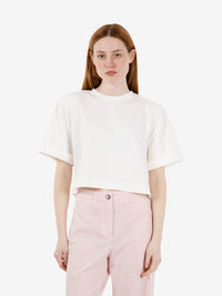 White crop top