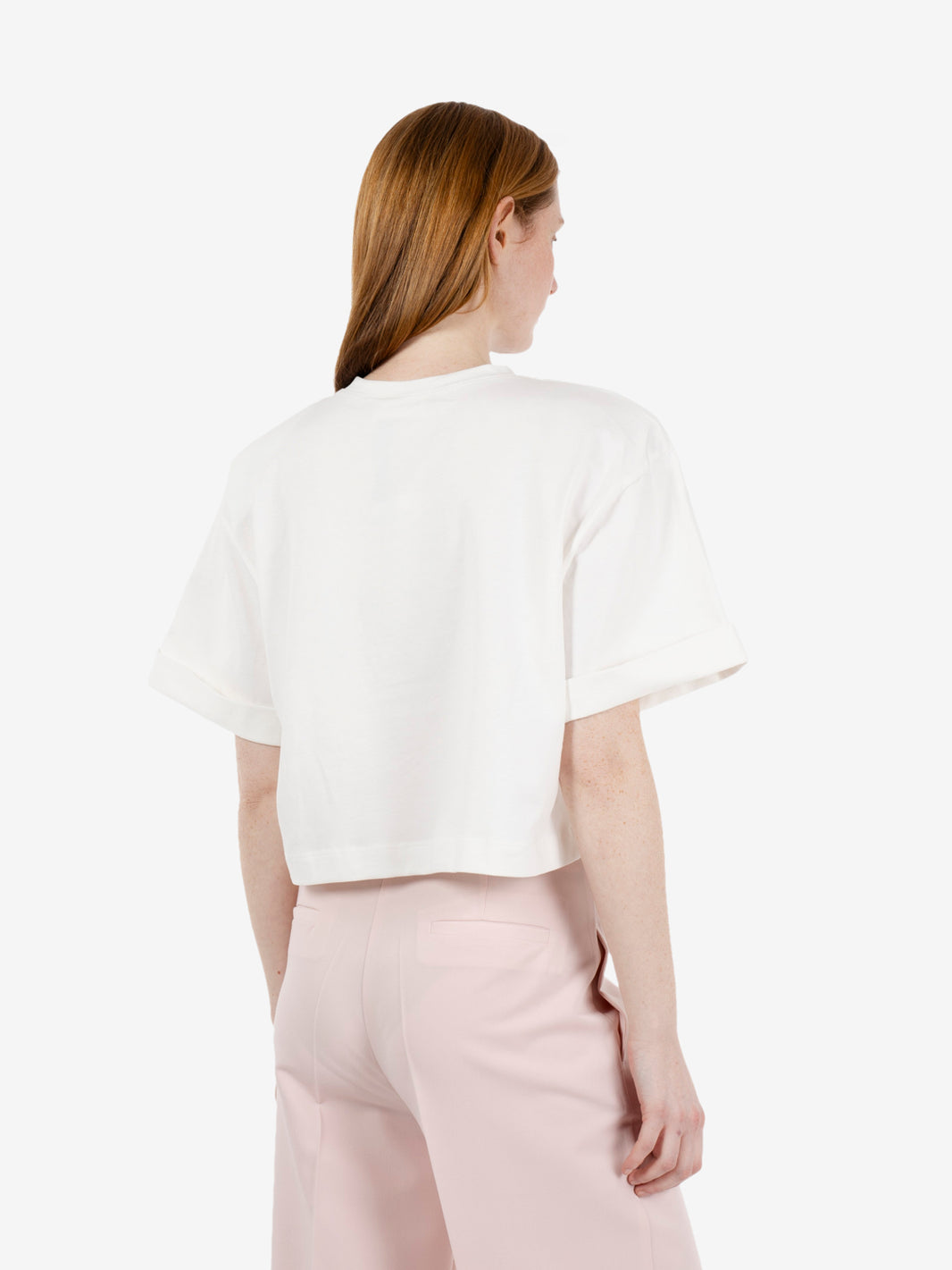 White crop top