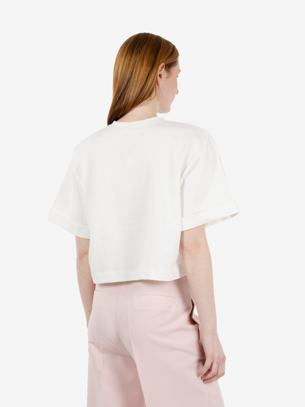 White crop top