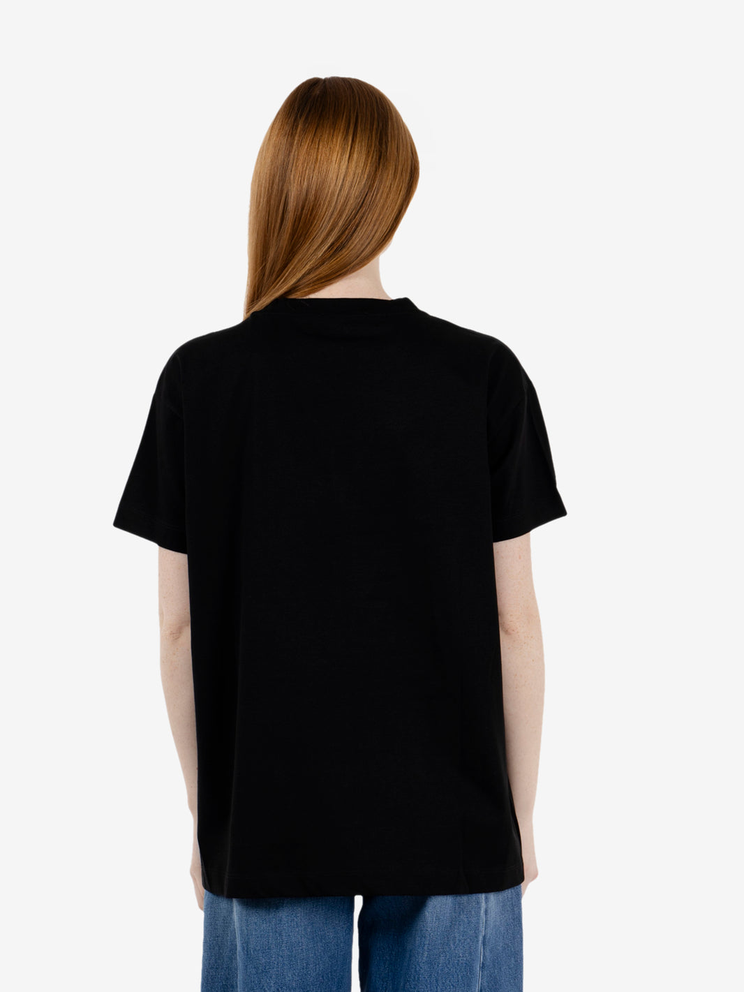 Black regular fit T-shirt