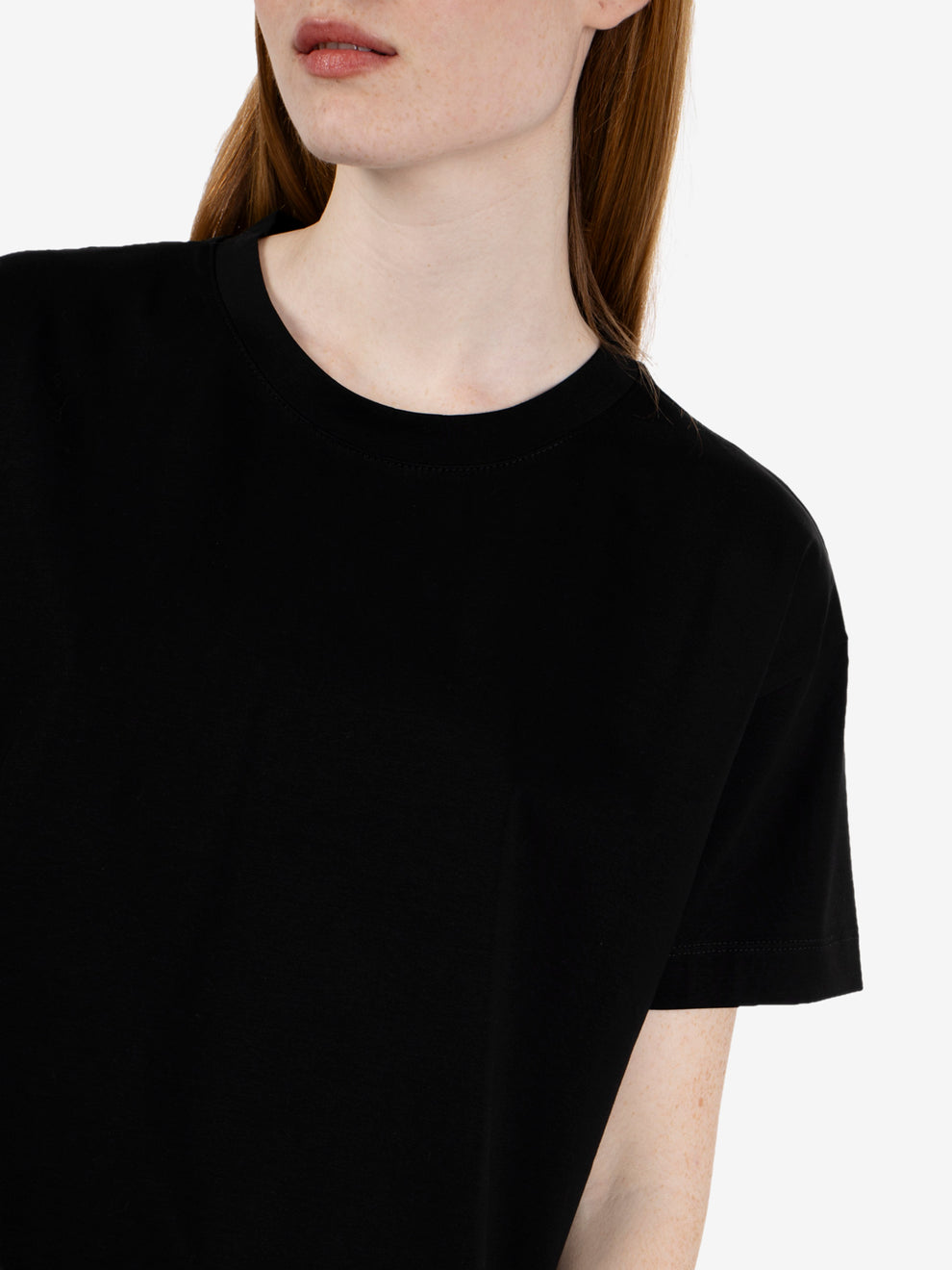 Black regular fit T-shirt