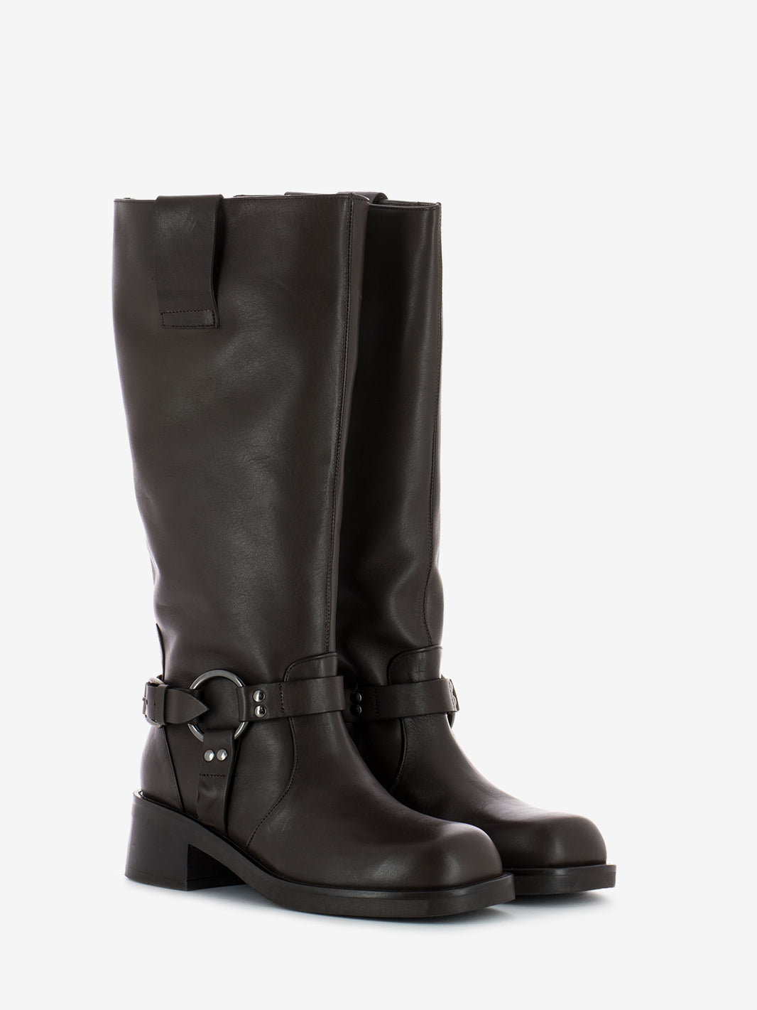 Stivali biker 980 kansas testa di moro