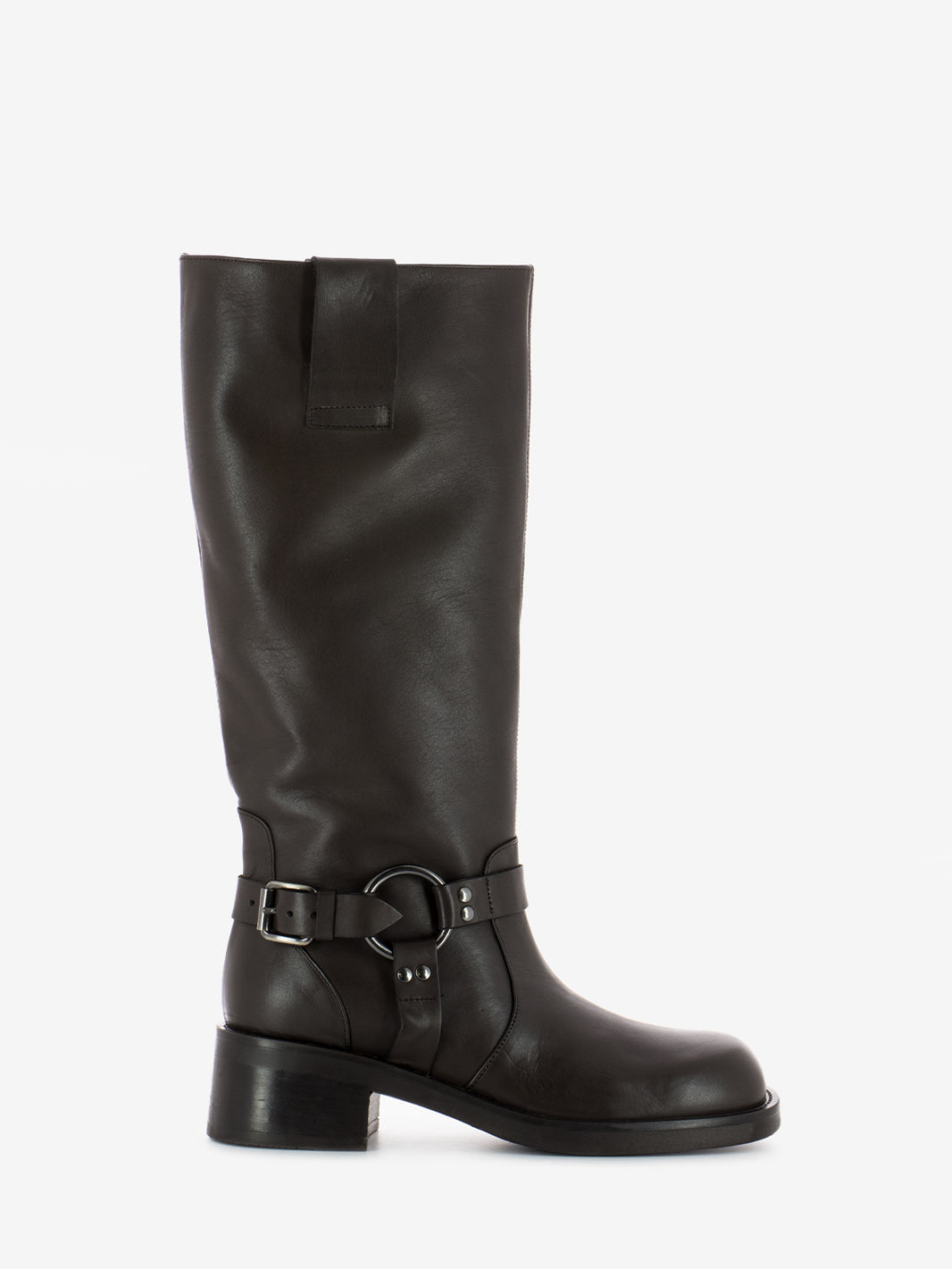 Stivali biker 980 kansas testa di moro