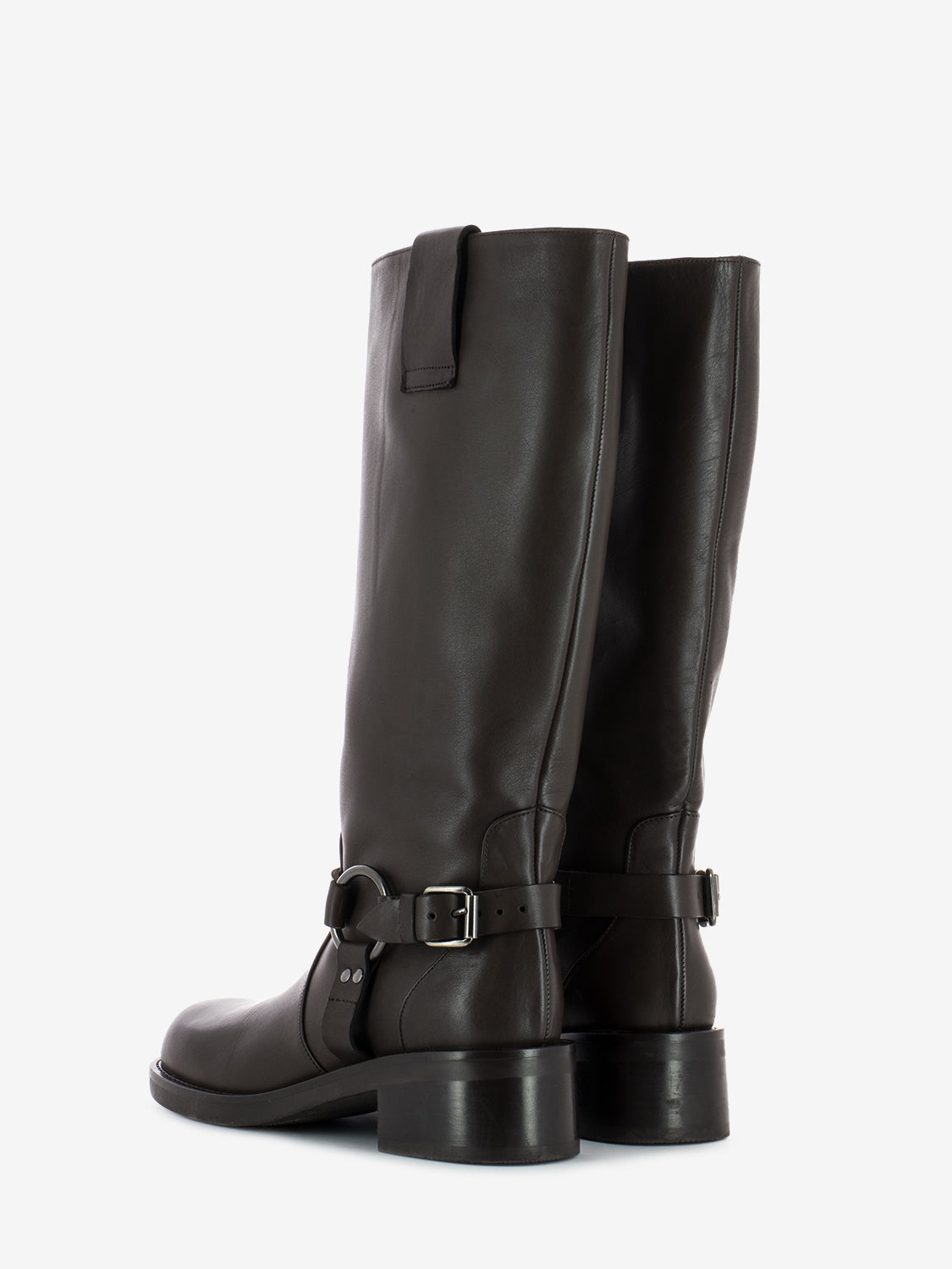 Stivali biker 980 kansas testa di moro