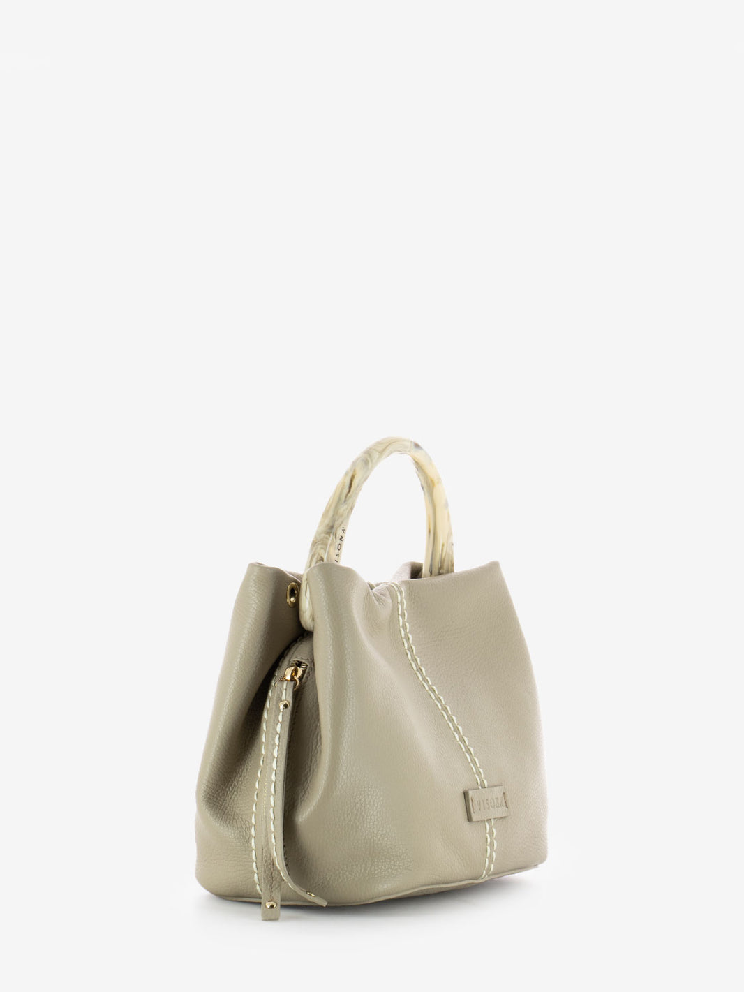 Borsa California a mano greige