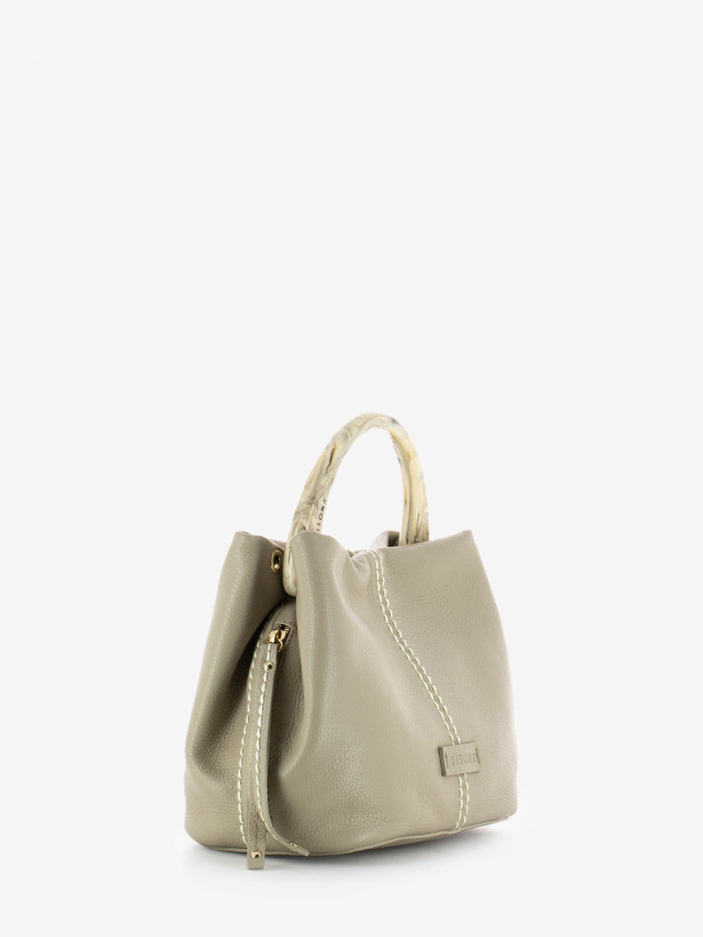 Borsa California a mano greige