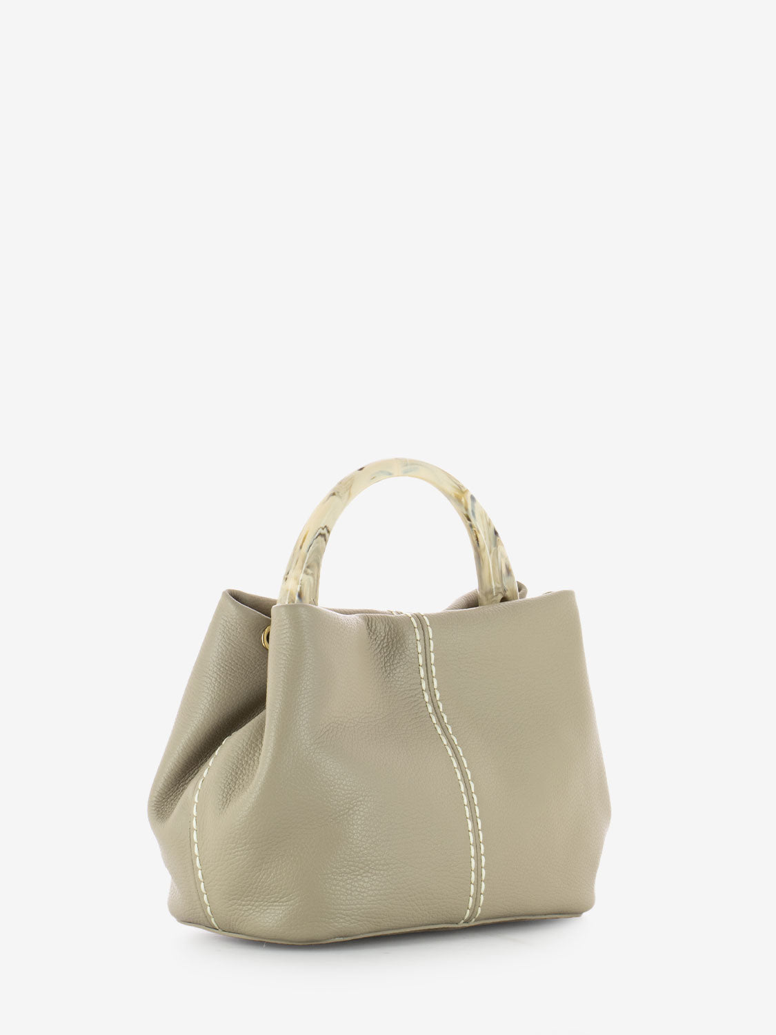 Borsa California a mano greige