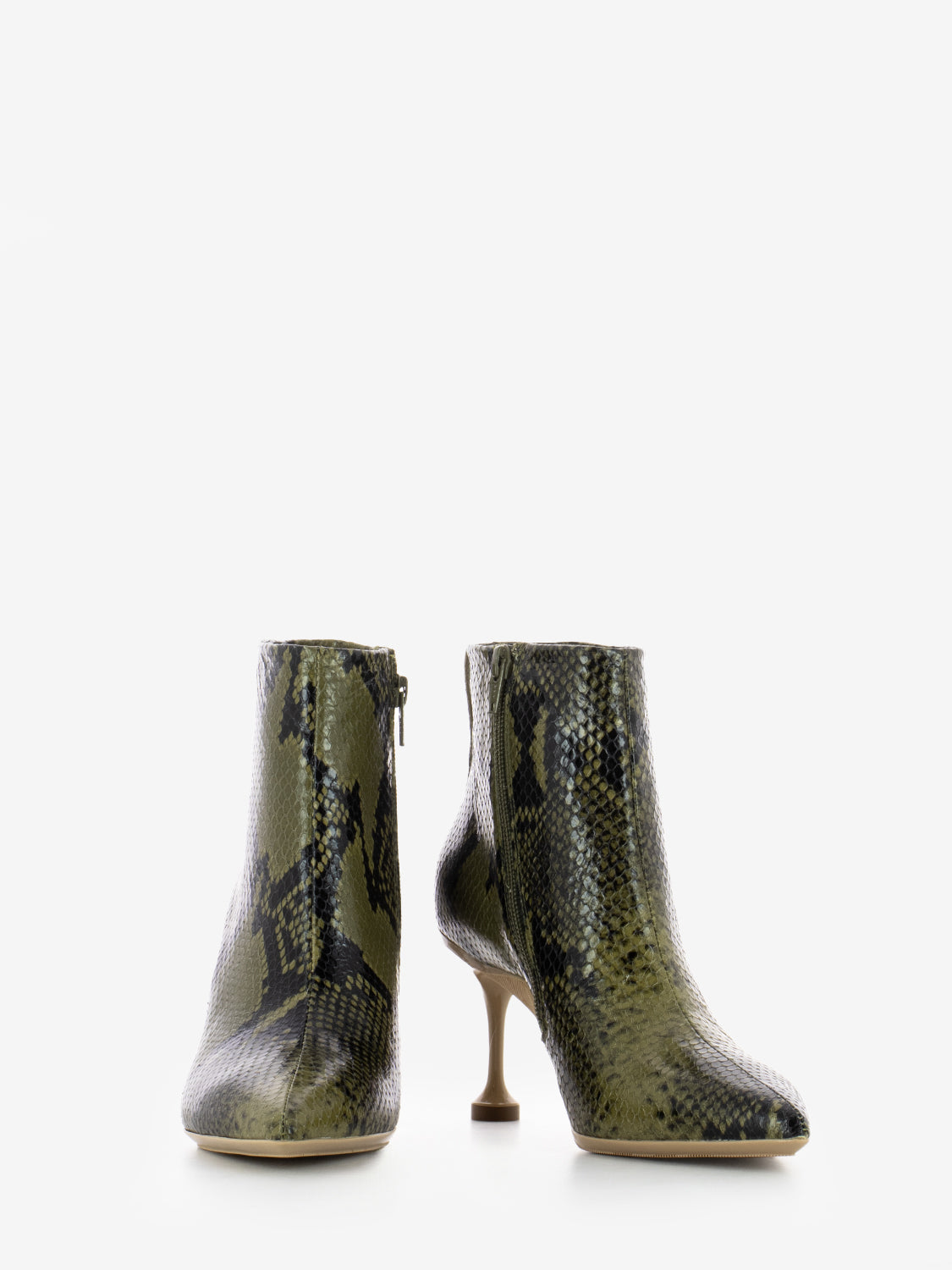 Cosmo Booty printed snake army green