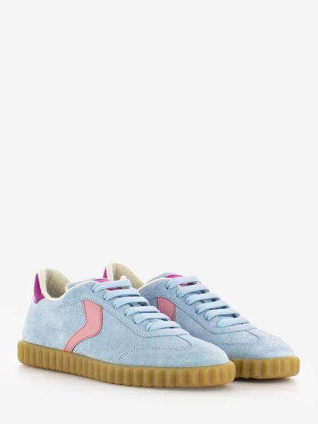 Sneakers Ines sky blue / geranium