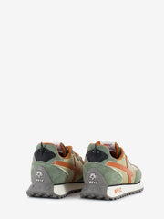 W6YZ - Sneakers Jet2 suede nylon vintage militare / stone