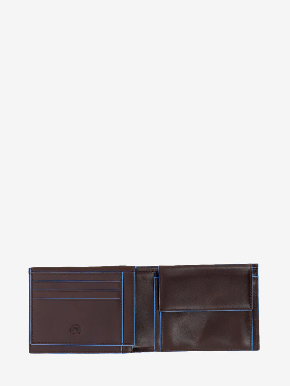 Wallet con porta documenti a ribalta mogano