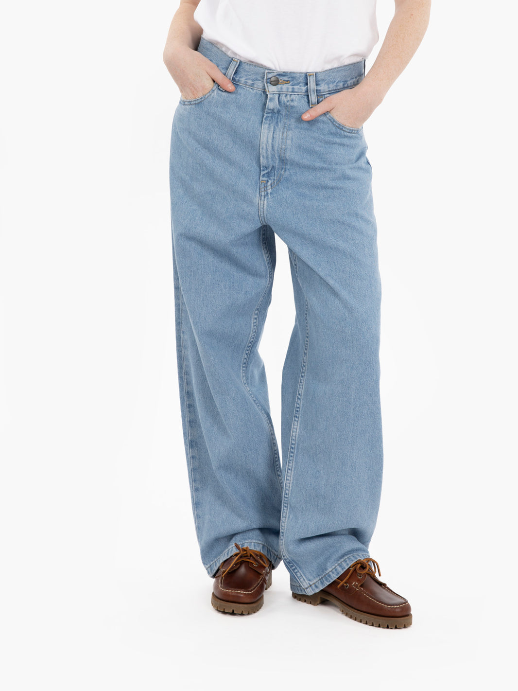 W' Brandon pant light blue stone bleached 