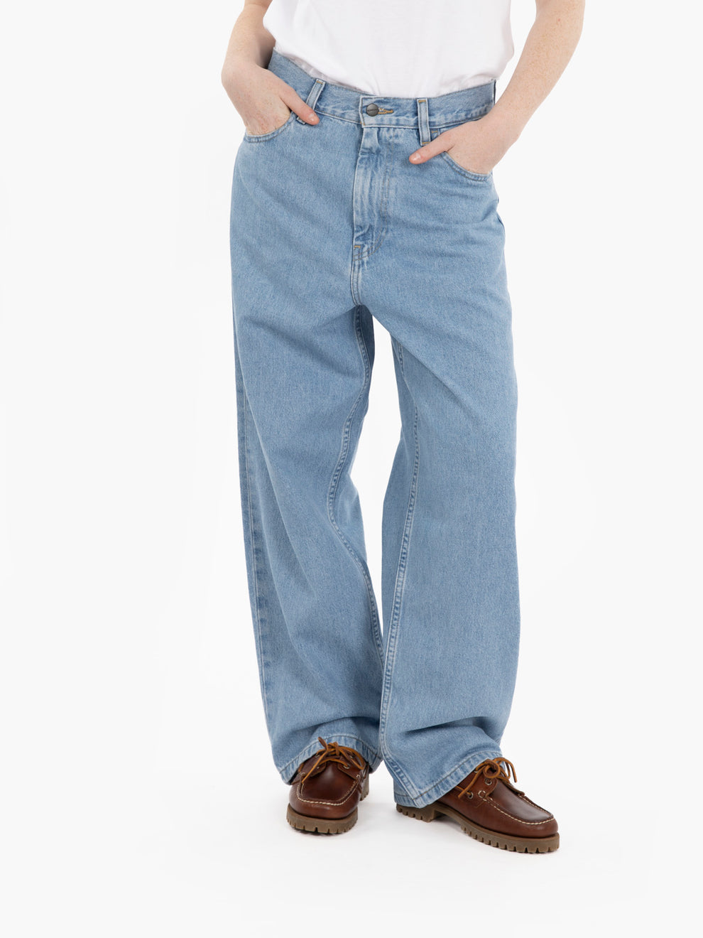 W' Brandon pant light blue stone bleached 