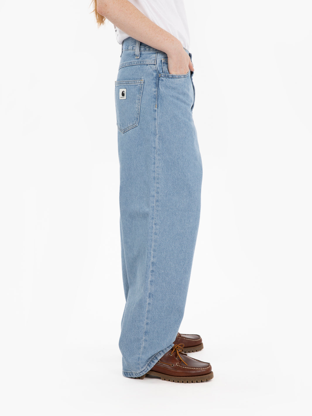 W' Brandon pant light blue stone bleached 