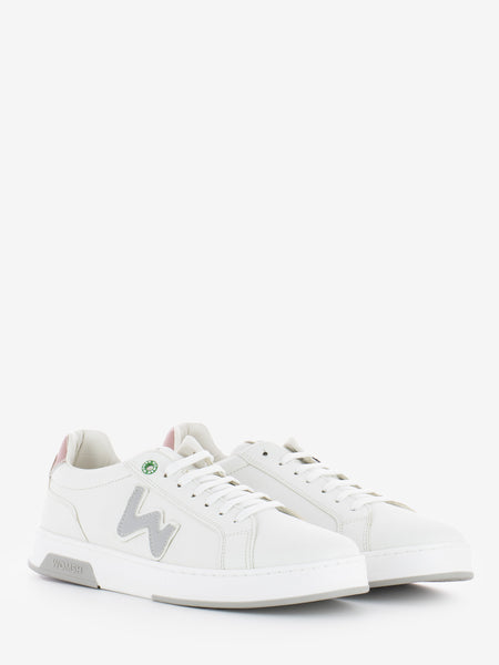 Sneakers double vegan white / pink