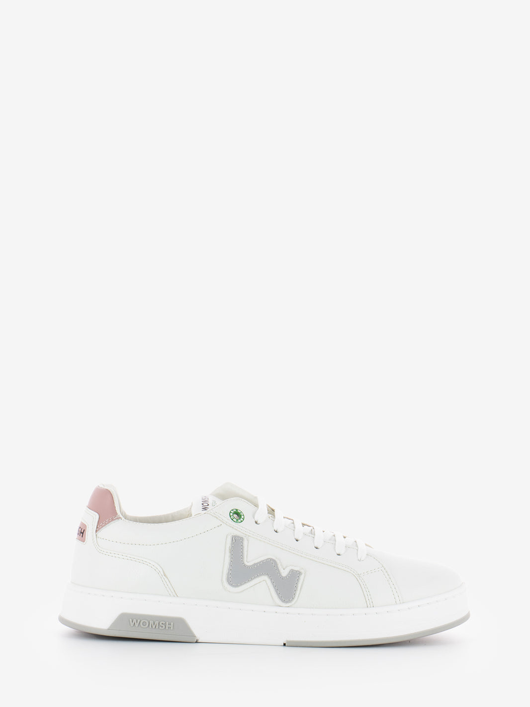 Double vegan white / pink sneakers