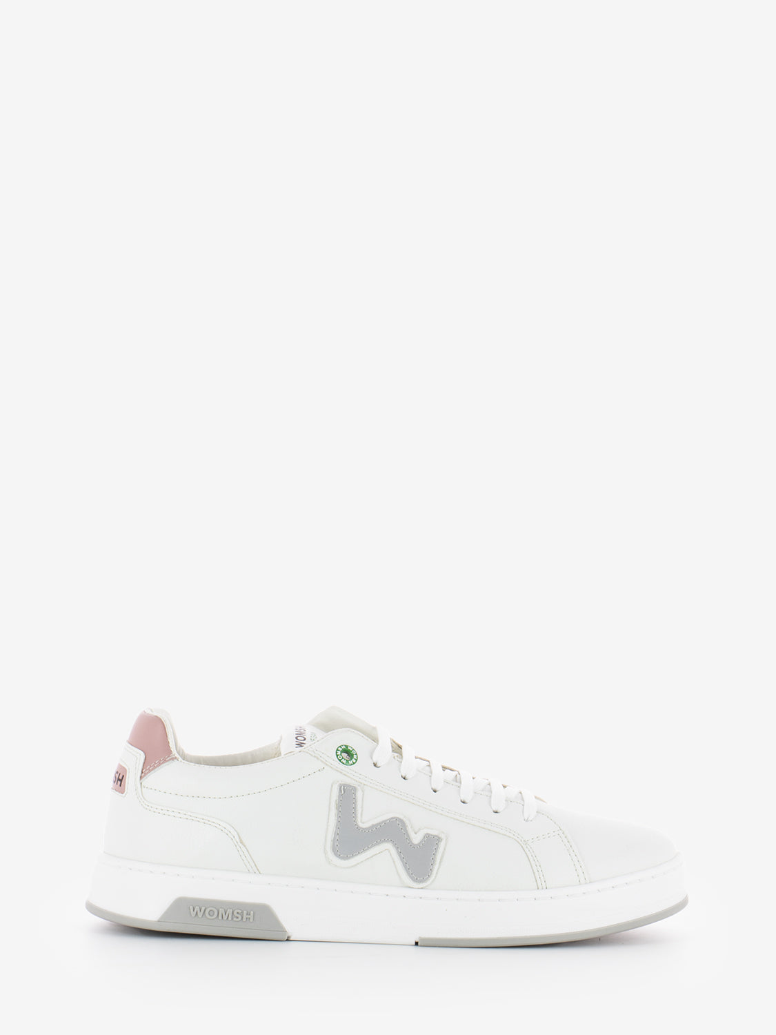 Double vegan white / pink sneakers