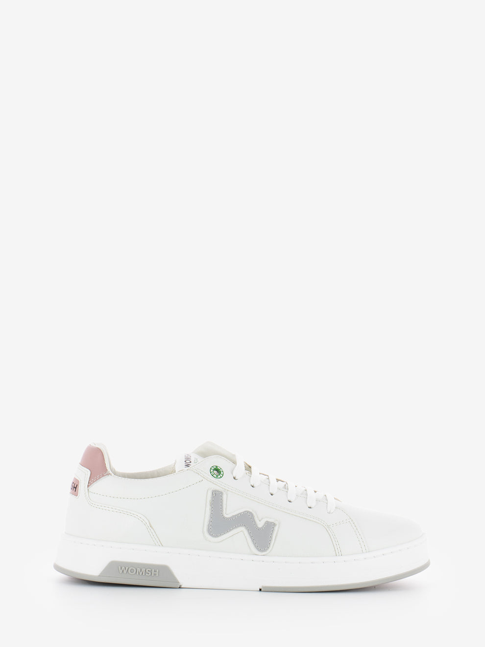 Double vegan white / pink sneakers