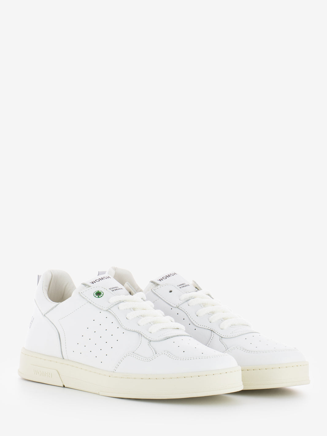 Total white Hyper leather sneakers